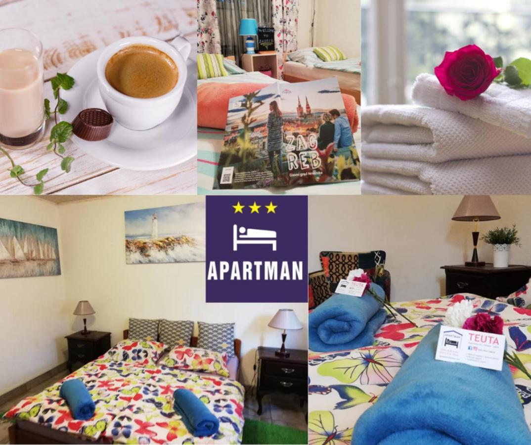 Apartman Teuta Загреб Экстерьер фото